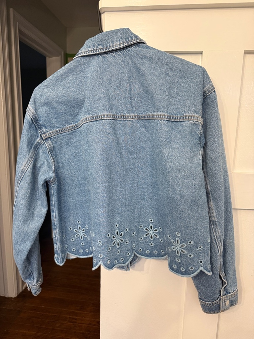 Old Navy Eyelet Jean Jacket - Picture 7 of 7